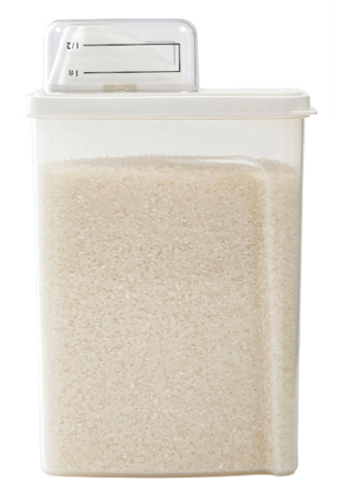【お米の保存方法】シンプルな保存容器で正しく収納